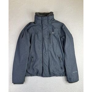 Abercrombie Mens Large Gray Weather Warrior Softshell Full Zip Jacket All Season